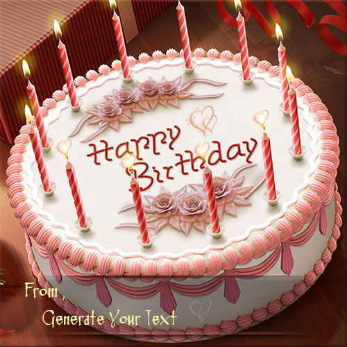 Happy Birthday Candles Light Cake Name Pics