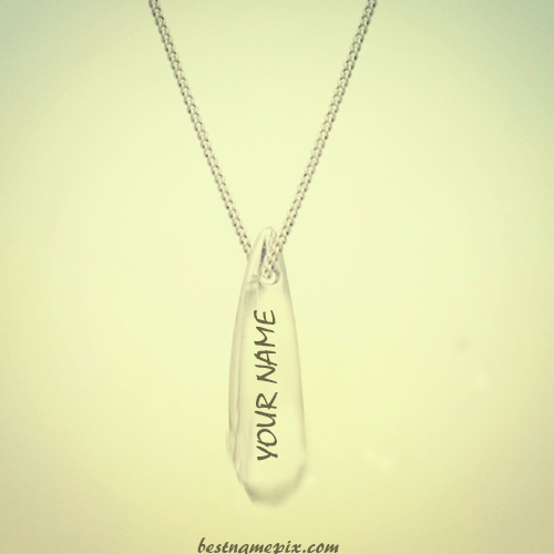 Write Your Name On Necklace Online 