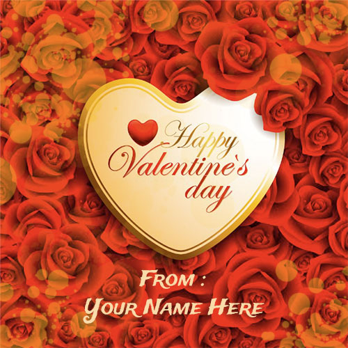 Generate Your Name On Happy Valentines Day Heart Pics