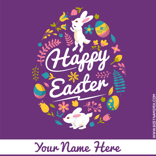 Happy Easter Day 2018 Wishes Greeting With Name