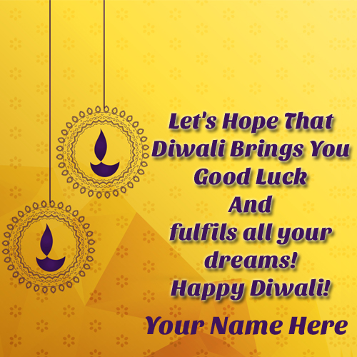 Diwali 2017 Whatsapp Profile Picture With Your Name