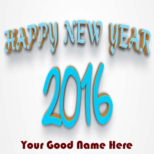 Nice Happy New Year 2016 Wishes DP Name Profile Picture