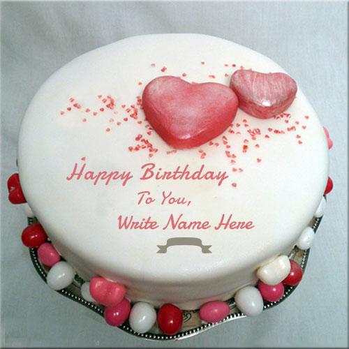 Write Name On Happy Birthday To You Cake For Lover