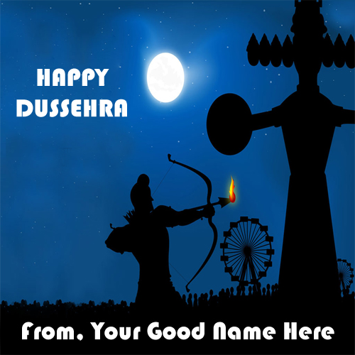 Happy Dussehra Festival New DP Name Profile Pix