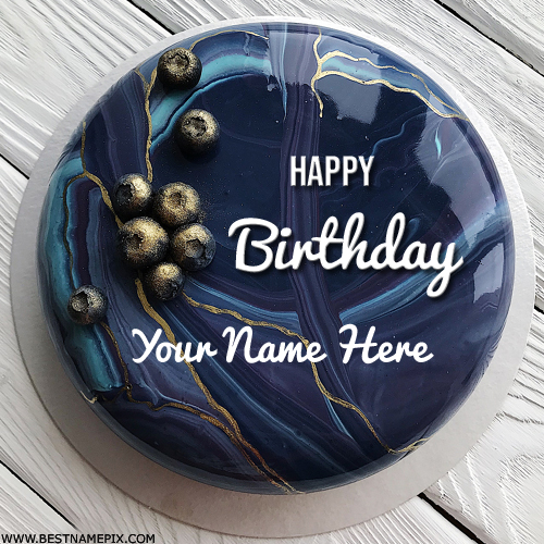 Happy Birthday Flavoured Cake With Name