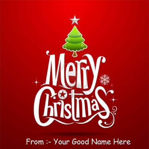 Happy Merry Christmas Day Best Wishes Name Pictures