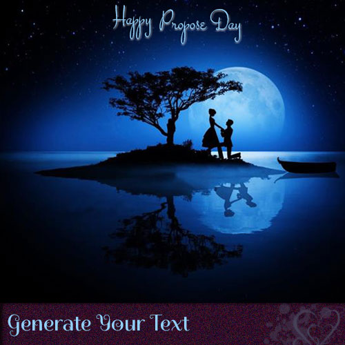 Generate Happy Propose Day Beautiful Pics With Name