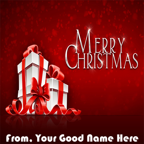 Happy Christmas Wishes Name Printed Pictures 