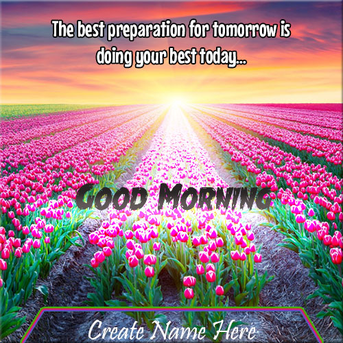 Beautiful Good Morning Quote Name Pics Online